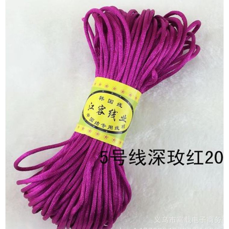 Bó 20m dây tim Đài Loan đủ màu size 2.2mm