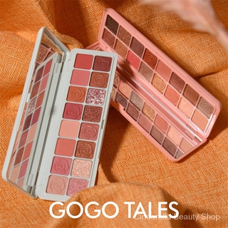 (Hàng Mới Về) Bảng Phấn Mắt Gogo Tales 16 Màu Ánh Ngọc Trai Lấp Lánh