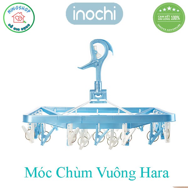 Móc Trùm Vuông Hara Cao Cấp, Móc Quần Áo Sơ Sinh