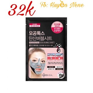 Mặt nạ thải độc bong bóng Mediheal Moongtox Soda Bubble sheet