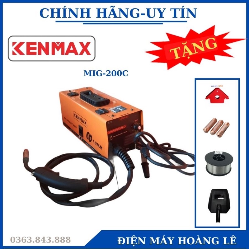 MÁY HÀN MIG KENMAX 200C Mini nhỏ gọn ai cũng sử dụng được