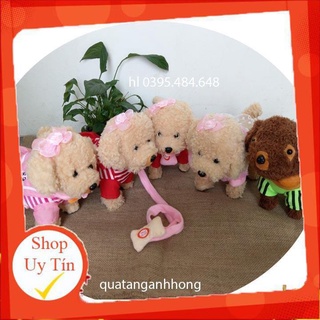 {Hát nhạc Tiếng Việt} đồ chơi chó bông biết kêu, biết đi, biết lắc mông siêu xinh thân thiện với bé yêu