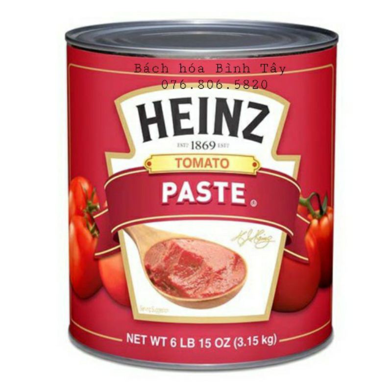 TOMATO PASTE Sốt Cà Chua Đậm Đặc Heinz 3.1kg