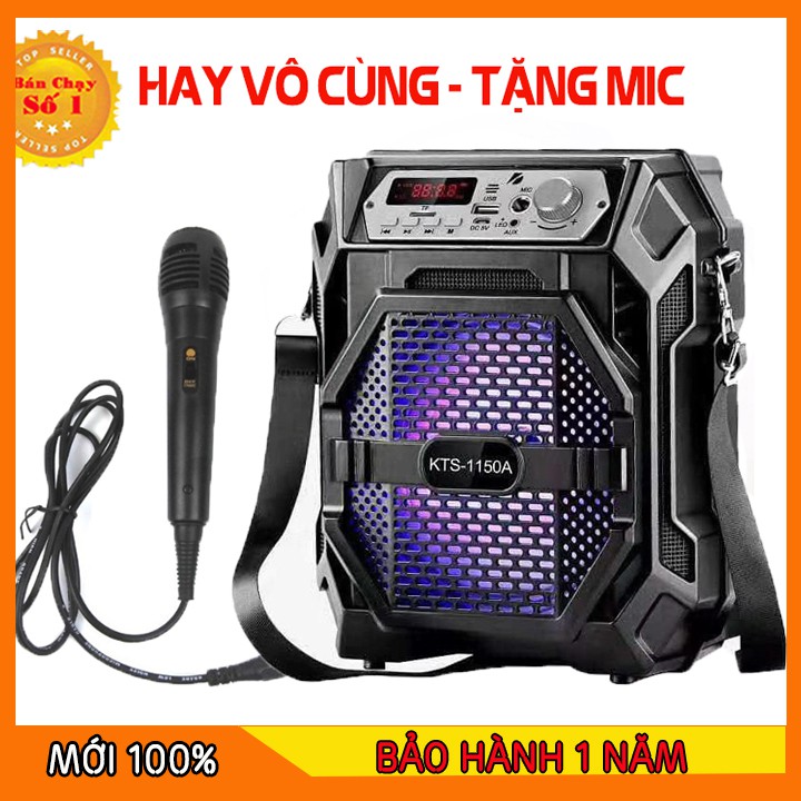 [ TẶNG 1 MICRO CÓ VANG] Loa Kẹo Kéo Karaoke Bluetooth Mini - Loabluetooth karaoke mini công suất lớn - Rubinew