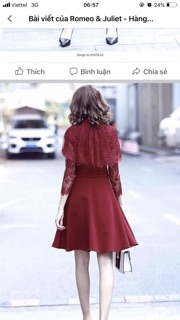Đầm romeo auth size s