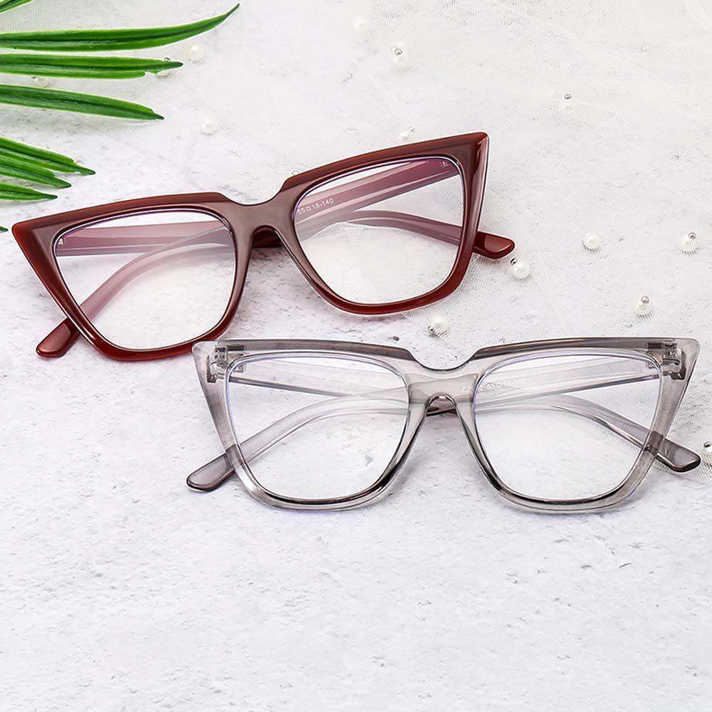 Mắt Kính Gọng Nhỏ Trong Suốt Chống Bức Xạ Phong Cách Hàn Quốc