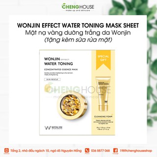 Mặt nạ Wonjin Water Toning (tặng kèm sữa rửa mặt 80mL)