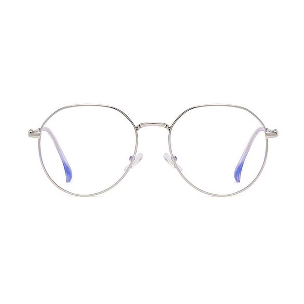 Kính Đọc Sách Gọng Lớn Bằng Kim Loại Chống Tia Cực Tím Chống Bức Xạ Phong Cách Hàn Quốc Cho Nam Và Nữ