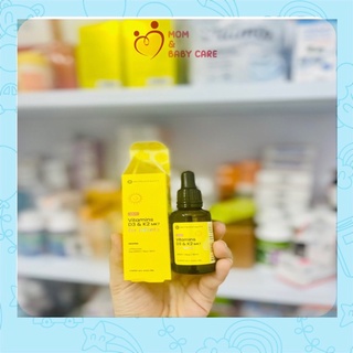 Vitamin D3 K2 MK7 Của Anh Quốc Dạng Giọt, Tăng Chiều Cao Cho Trẻ Sơ Sinh Và Cho Bé - 30ml