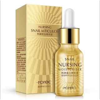 Serum dưỡng ẩm trắng da chống nhăn ốc sên vàng của Rorec hàng nội địa Trung