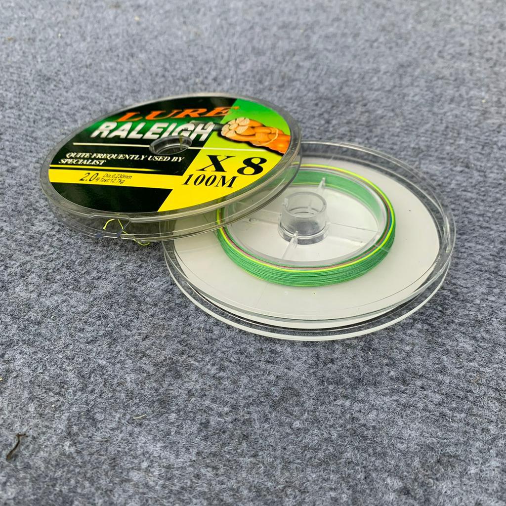 Combo cần lure ngang giá rẻ Penn Squadron máy cemreo tiếng drak lick kèm dây dù pe 7 màu