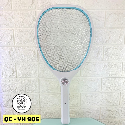 Vợt bắt muỗi bằng điện Qcone YH905 tích hợp đèn led thu hút muỗi với thiết kế cải tiến