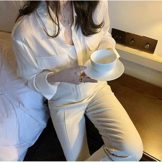 Sơmi Lụa Phối Túi [Kèm Hình Thật]