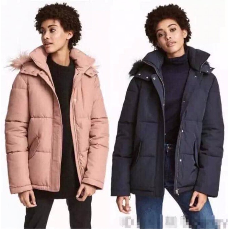 Khoác H&M hồng size 34 (ảnh thật phía sau)