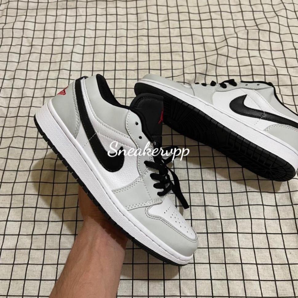 Giày Jordan xám đen smoke thấp cổ cao cấp