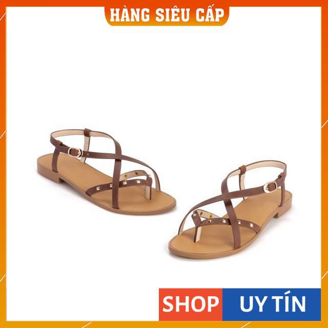 Giày SANDAL đế bệt xỏ ngón tán đinh | BigBuy360 - bigbuy360.vn