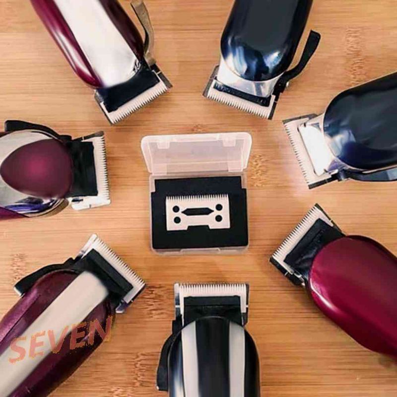 Bộ Lưỡi Sứ Carbon Back Cao Cấp Thay Thế Cho Tông Đơ Cắt Tóc Wahl, Kemei, Suker, Jame.