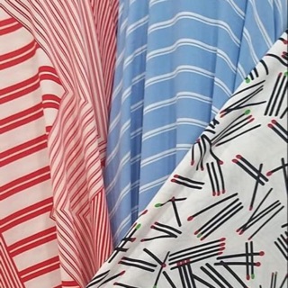 Vải Chéo chun và Đũi Lụa Hàn châu