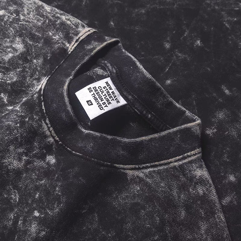 Áo thun wash Basic Unisex from rộng chất cotton 100% nam nữ loại 1 cho mùa hè phong cách, nổi bật
