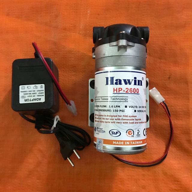 Máy phun sương Hawin HP-2600 + nguồn ( tặng 2 ren 17-8)