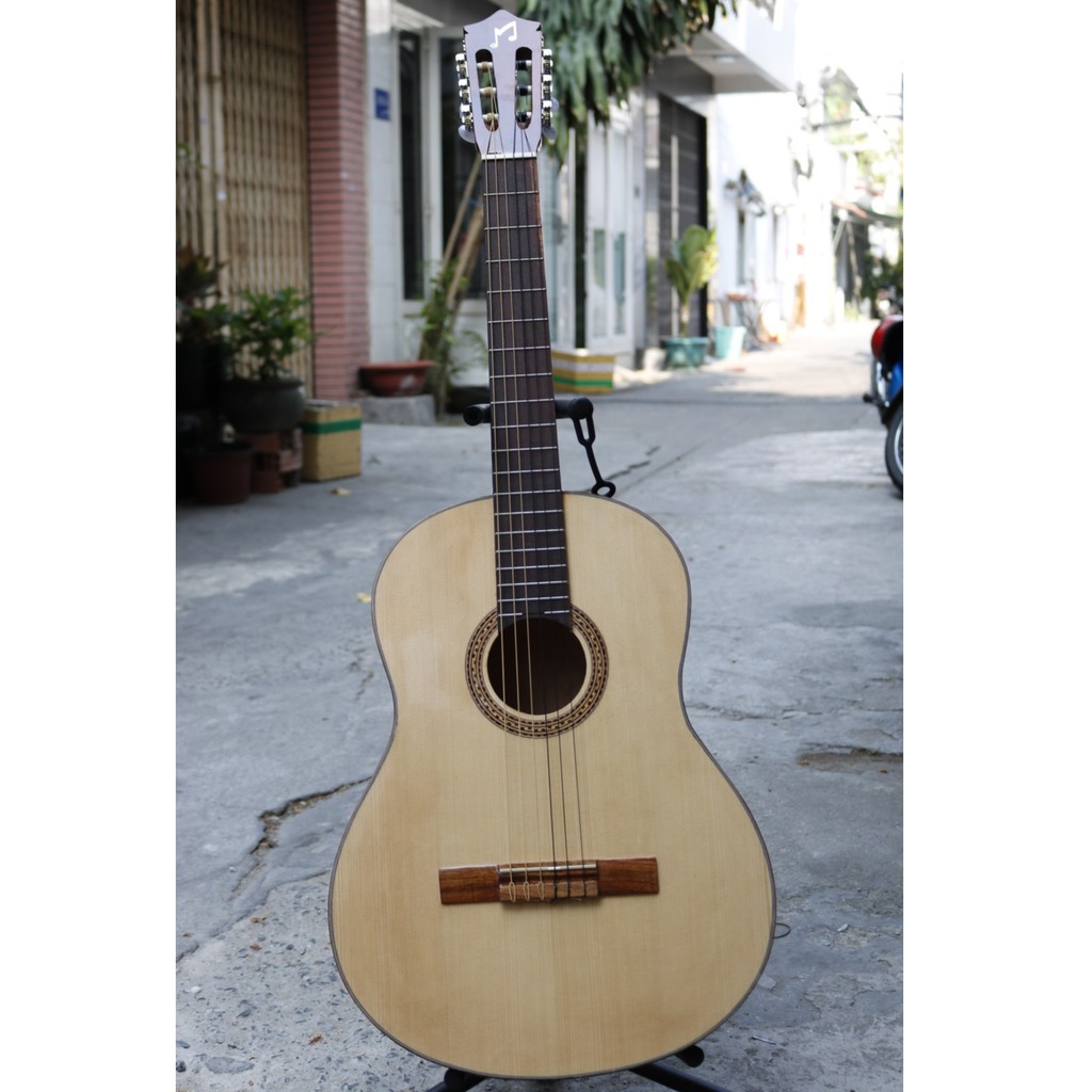 Đàn Guitar Classic dây nilong bấm rất êm tay I Hàng việt nam sản xuất gỗ nhập khẩu âm thanh hay full phụ kiện MC350