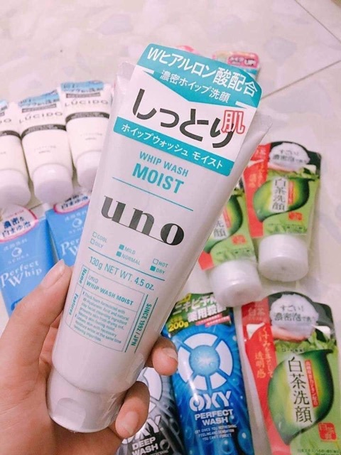 Sữa rửa mặt Uno shiseido làm sáng da và se khít chân lông cho nam