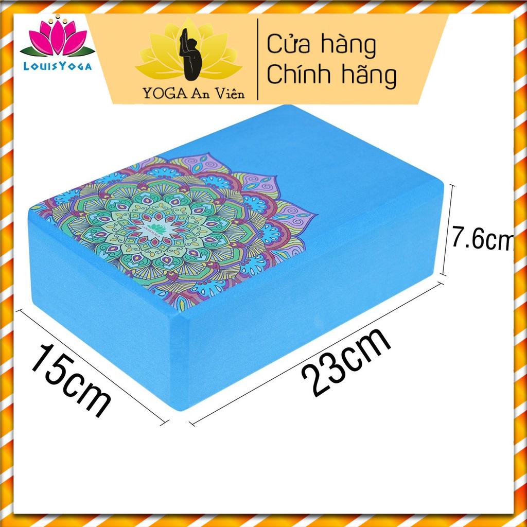 [Chính hãng] Gạch xốp hoa văn eva 7 màu louis hỗ trợ yoga - Yoga An Viên