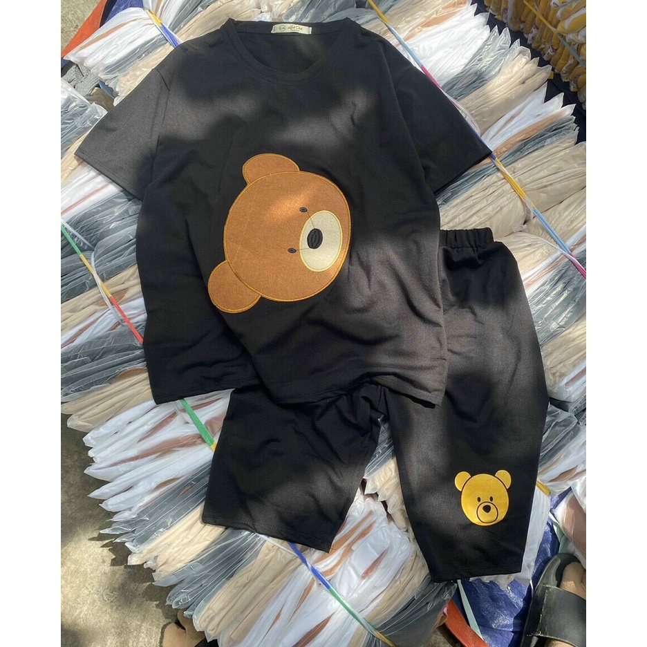 Set bộ lửng thun chất liệu vải cotton mềm mại, thiết kế kiểu dáng trẻ trung, hiện đại - 𝑲𝒉𝒐 𝒔𝒊̉ 𝑺𝒂̀𝒊 𝑮𝒐̀𝒏 | BigBuy360 - bigbuy360.vn