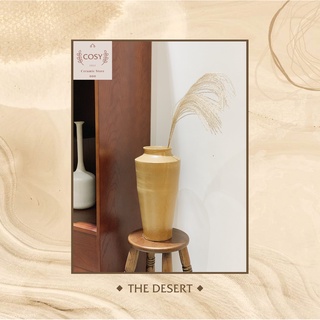Lọ hoa, Bình hoa gốm sứ vuốt tay cao cấp Bát Tràng - The Desert