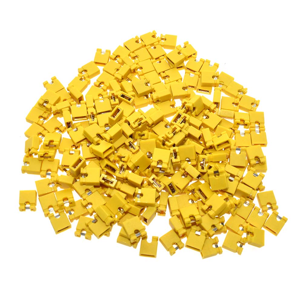 Set 100 đầu nối dạng khối nối ngắn màu đen 2.54MM DIY