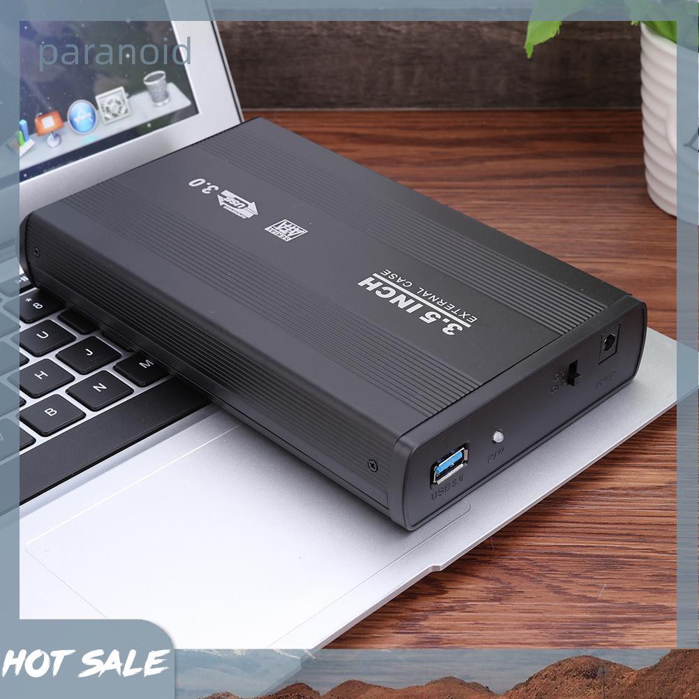 Hộp Đựng Ổ Cứng Ngoài 3.5 inch SATA HDD SSD Usb 3.0 / USB2.0 | BigBuy360 - bigbuy360.vn