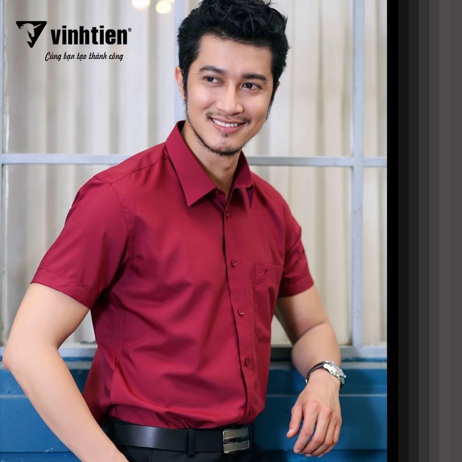 Áo Sơ Mi Ngắn Tay Màu Vạt Ngang Form Regular Vĩnh Tiến 345 - Nhiều Màu