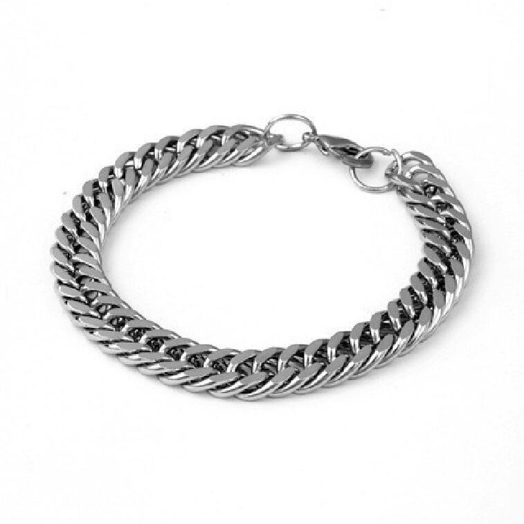 Vòng tay dây xích titan cho nam và nữ (VT14).