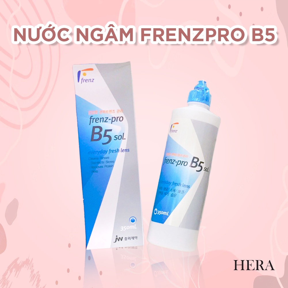 Nước Ngâm Kính Áp Tròng Frenzpro B5 Nước Rửa Lens Hàn Quốc - Hera Lens