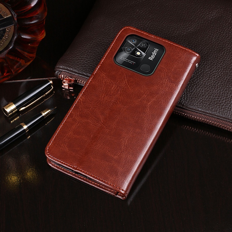 Ốp Lưng Điện Thoại Dạng Ví Da Lật Dành Cho Redmi 10A Redmi 10C Redmi 10C 9C Redmi 10 Power