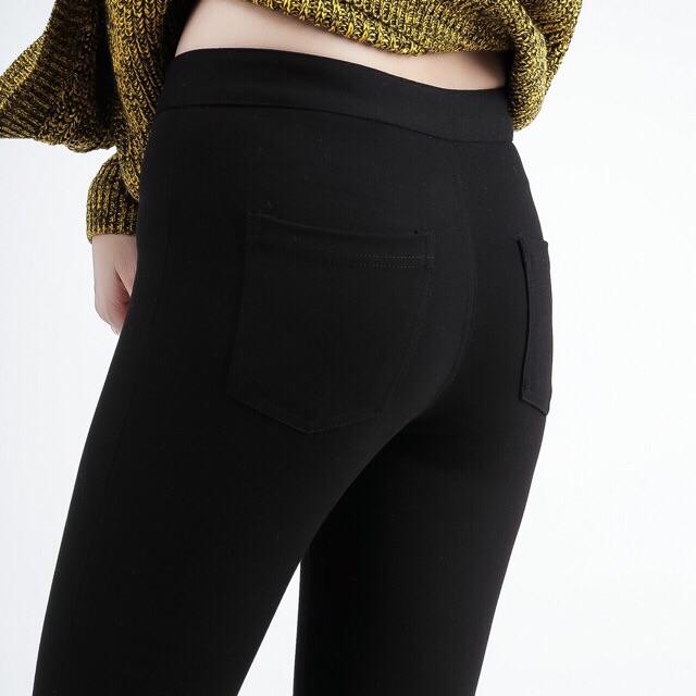 Quần Legging chất umi Hàn co giãn 4 chiều đanh, dai không bai không xù | BigBuy360 - bigbuy360.vn