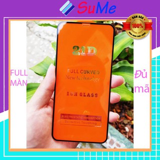 Full màn ☘️freeship 50k☘️kinh cường lực iphone 21d đủ mã chất lượng, vừa khít máy