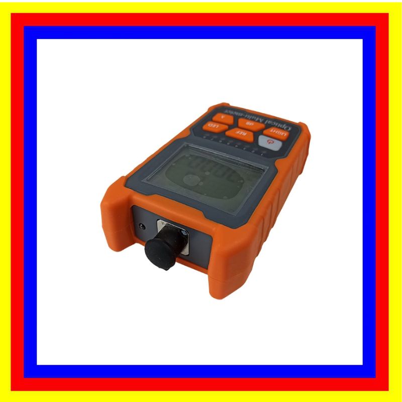 Máy đo công suất quang mini 8 bước sóng kiểm tra cáp quang GPON có đèn LED