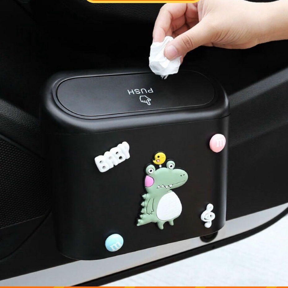Thùng rác ô tô,thùng rác mini bảo vệ môi trường dùng trên ô tô - Nội Thất Xế Cưng