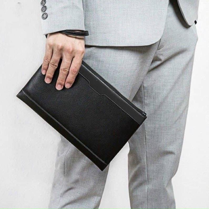 Ví Nam Cầm Tay Clutch Nam Da Đẹp Cao Cấp Giá Rẻ - A&ESHOP 876878