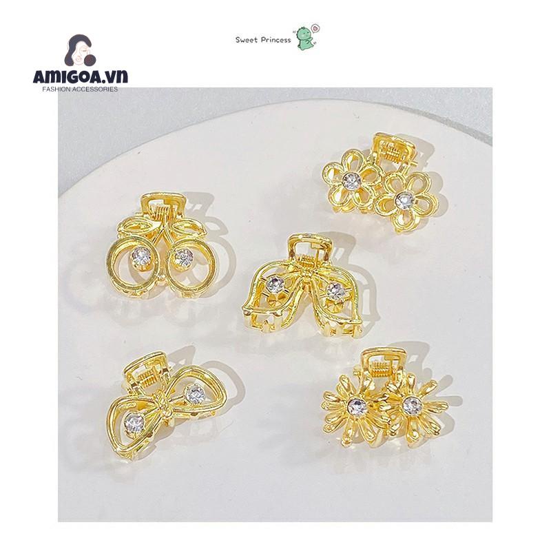 ✨✨Kẹp Tóc Kim Loại Đính Hạt Ngọc Trai Cho Nữ