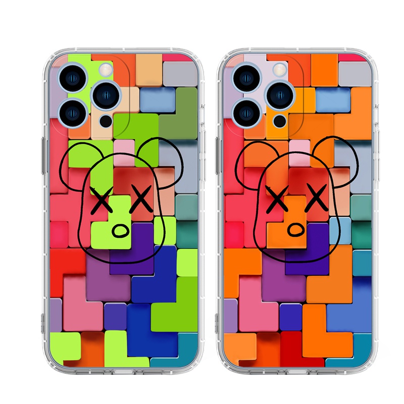 Suntaiho ốp lưng iphone Colorful 6D Geometric Textured Silicone Phone Case For iPhone 11 pro max 12 Pro Max 13 pro Xs 7 8 6 6s Plus iPhone xr xs max
