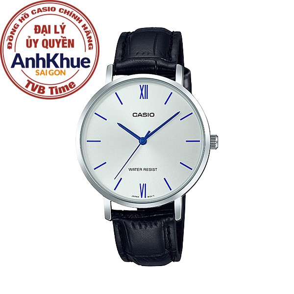 Đồng hồ nữ dây da Casio chính hãng Anh Khuê LTP-VT01L-7B1UDF (34mm)