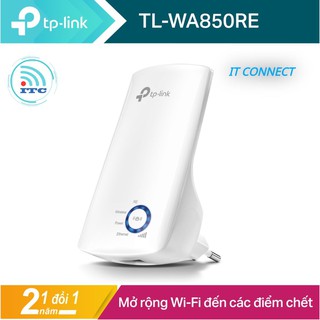 TP-Link N 300Mbps Mở rộng sóng Wifi Kích sóng wifi Tăng cường mạng Wifi -TL-WA850RE - Hàng Chính Hãng