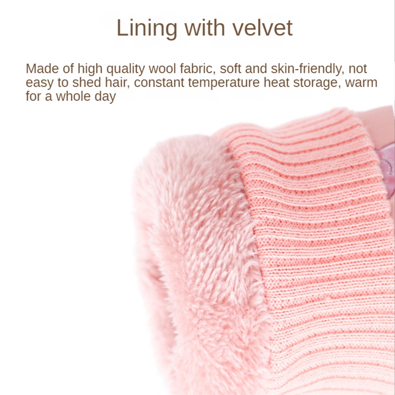 Găng Tay Giữ Ấm Chống Trượt Họa Tiết Kỳ Lân Hoạt Hình Cho Bé 2-5 Tuổi