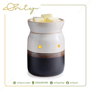 Ivory & Iron Midsize Illumination - Đèn đốt nến thơm, tinh dầu không khói Candle Warmer