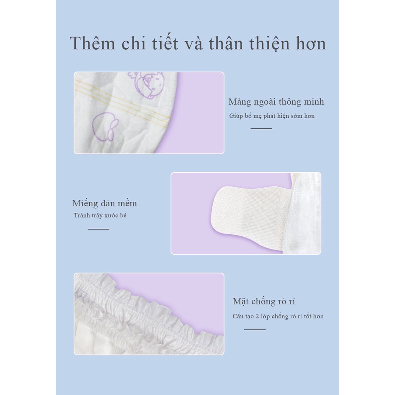 Tã bỉm dán/quần MOMOTARO chính hãng S112/M96/M92/L84/XL78/XXL72/XXXL70