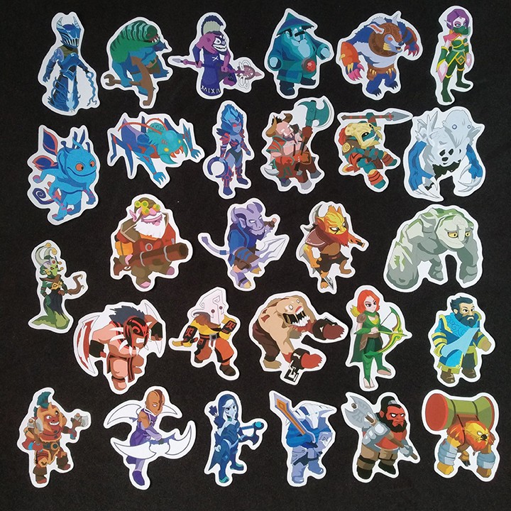 Sticker dán cao cấp chủ đề DOTA - Dùng dán Xe, dán mũ bảo hiểm, dán Laptop...