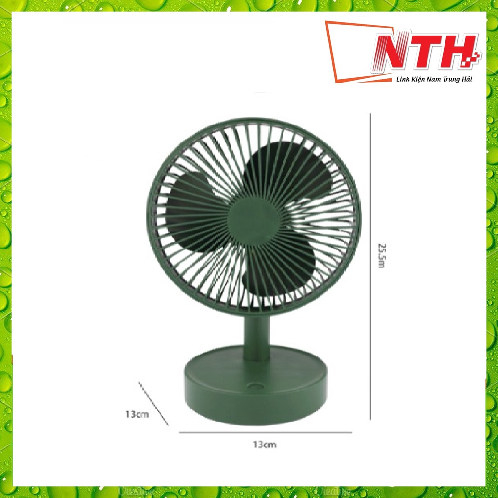 QUẠT SẠC SUPER FS21 ĐỂ BÀN , GẤP GỌN TIỆN DỤNG , 3 CHẾ ĐỘ GIÓ