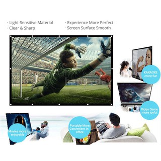 Màn Hình Máy Chiếu H150 150 Inch 16:9 Màu Trắng